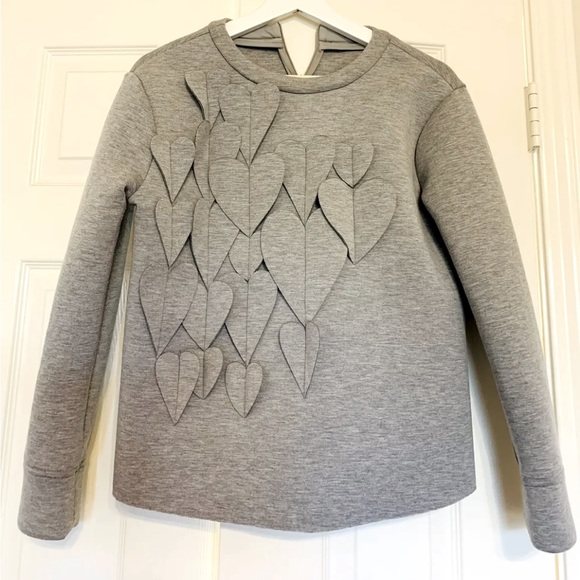 Lost Ink sweatshirt with 3d hearts - Picture 2 of 3